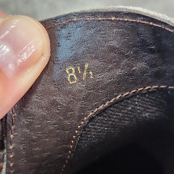 Rebels Calista Suede Leather Braided Buckles Ankle Booties Boots Gray, size 8.5 - Picture 12 of 12